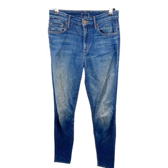 Mother High Waisted Looker Jeans The Sun Don’t Shine Forever Denim Skinny Sz 25 - Picture 2 of 12